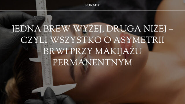 jedna brew wyżej, druga niżej